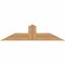 Ekena Millwork Portland Smooth Timber Gable Bracket, Western Red Cedar, 48"W x 12"H x 5 1/2"D x 5 1/2"F, 6/12 Pitch GBW048X12X0606POR00SWR - alternate 1